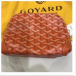 Goyard Tangerine Cosmetic Case